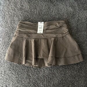 Zara Plaid Mini Skort